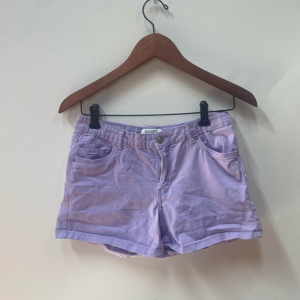 Alcott Purple Jean Shorts